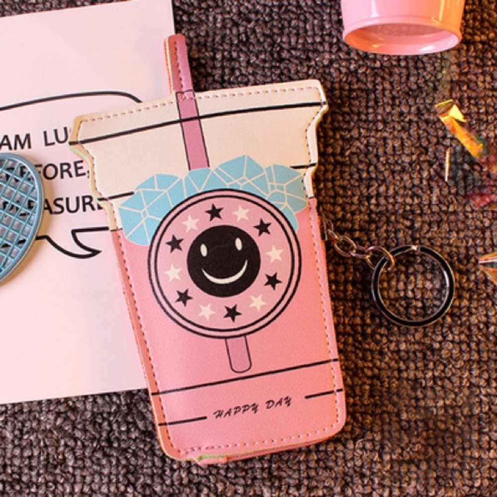 Cute ice cup coin purse